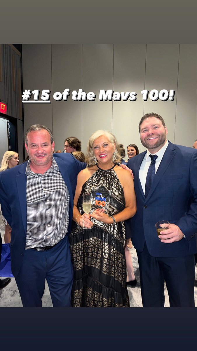 beth_ryan's tweet image. Proud to be recognized at #15 of the Mavs 100!