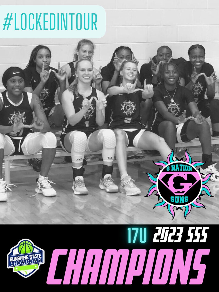 CHAMPIONS! First time together and won it! Well done! 
Beat some good teams in All Iowa Attack Red, FGB Elite, and Team Dupree
<a href="/GNation_BBALL/">G Nation 🏀</a> <a href="/MiamiSuns/">Miami Suns</a> <a href="/SUTSReport/">SUTS Report</a> , <a href="/InsiderExposure/">InsiderExposure</a> <a href="/PGHFlorida/">Prep Girls Hoops Florida</a>