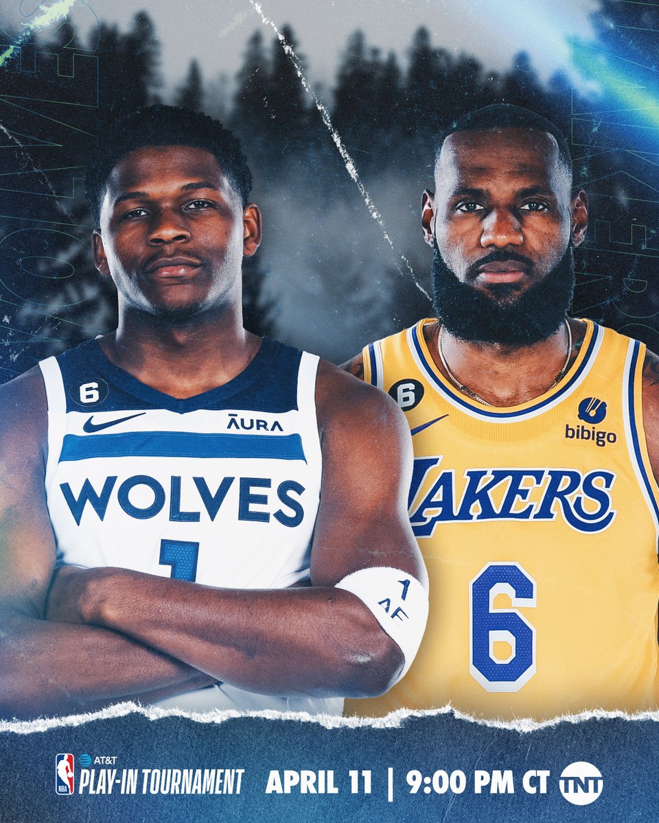 Timberwolves's tweet image. the stage is set. 🍿