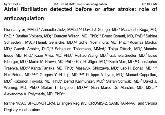 J_Rosales_MD's tweet photo. #MUSTTOREAD🤓: KAF vs AFDAS, previous ACO vs Naive
👉KAF vs AFDAS: distinct clinical entity. 
👉KAF: cardiogenic etiology  > vascular risk factors > previous ACO. AFDAS: neurogenic etiology?
👉KAF: > previous ACO > stroke recurrence (other stroke mechanism?) https://t.co/vciSvKPGfy