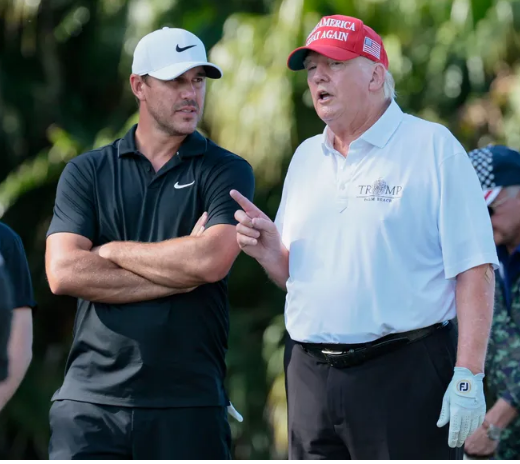 I'll remember the #Masters2023 more for Brooks Koepka sleepwalking Sunday than John Rahm winning. (I'm not hating on Koepka; he'll win more majors, great guy 🇺🇸 - see pic).

And amazing performance by Phil Mickelson, who made  his critics the last 2 yrs look amazingly foolish.