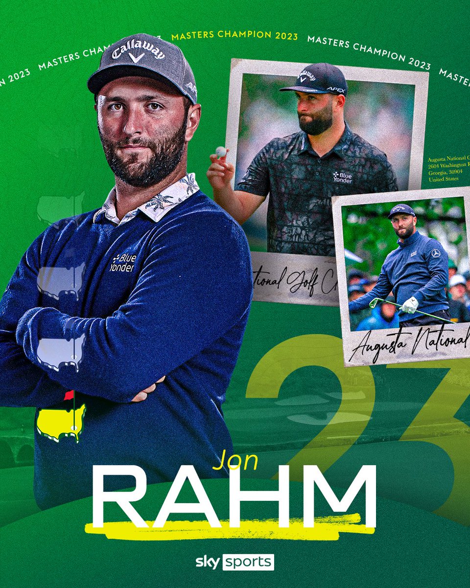 JON RAHM IS THE 2023 MASTERS CHAMPION!