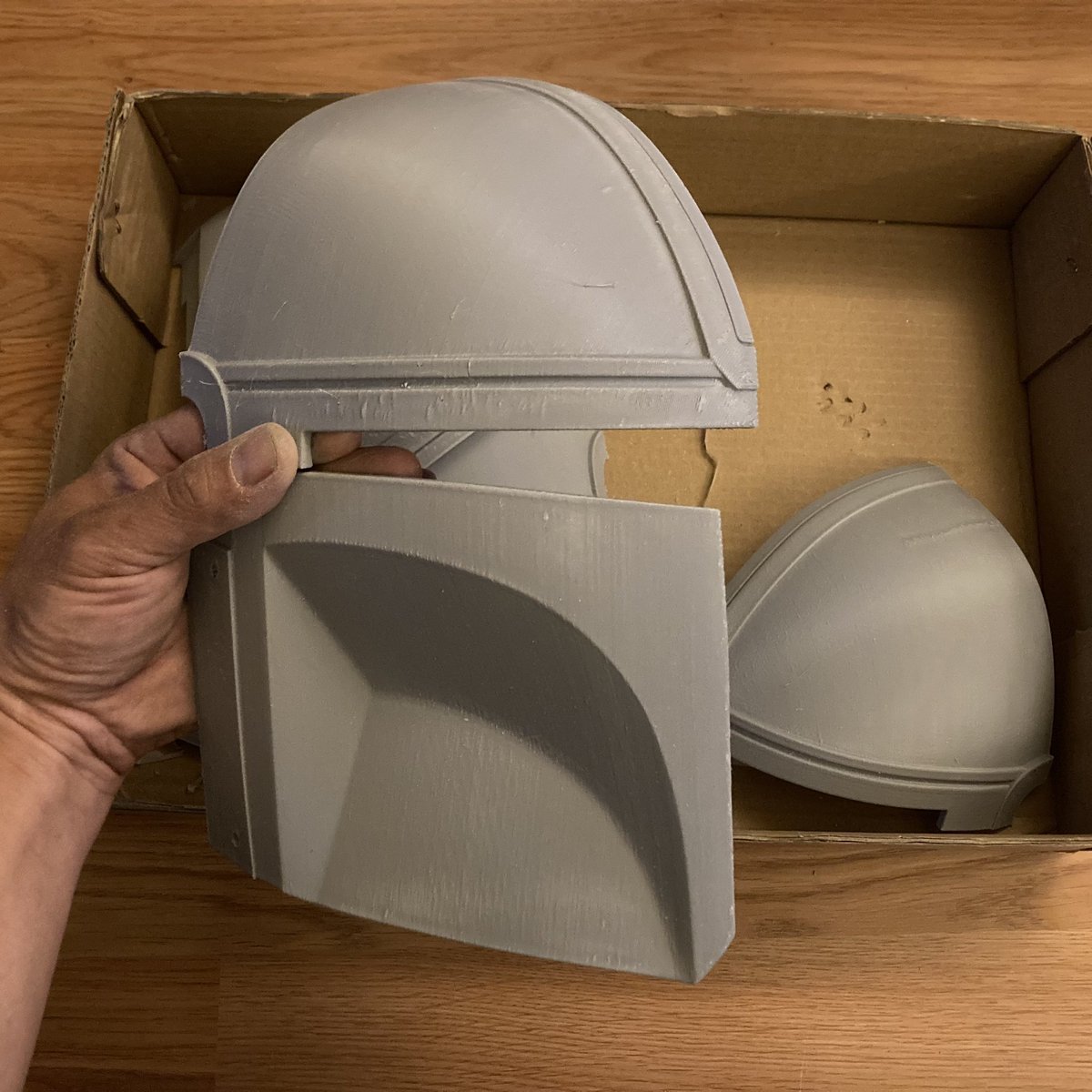 GimmeBuilds's tweet image. #StarWarsCelebration2023 has gotten me energized! My latest #MakerProject! #ThisIsTheWay Time to glue and sand. 😎