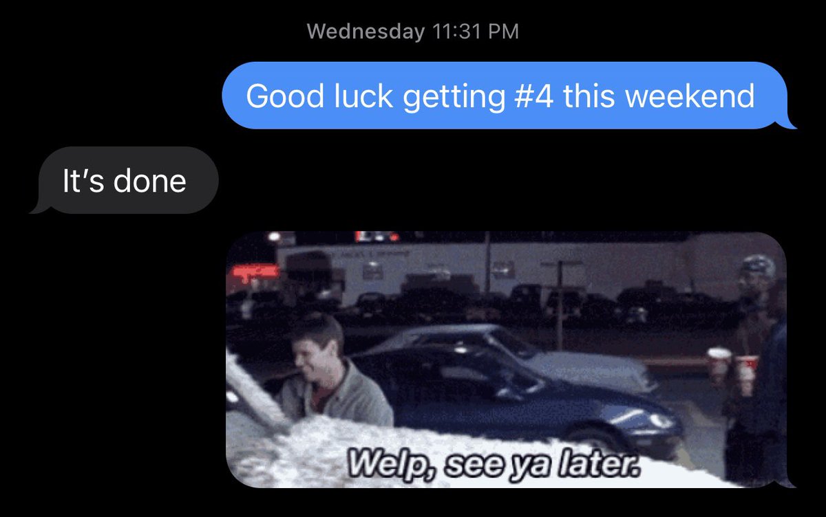 thirdeyelines's tweet photo. Late night text strikes again. 🐐. Congrats x4. https://t.co/aC7g2mcUP9