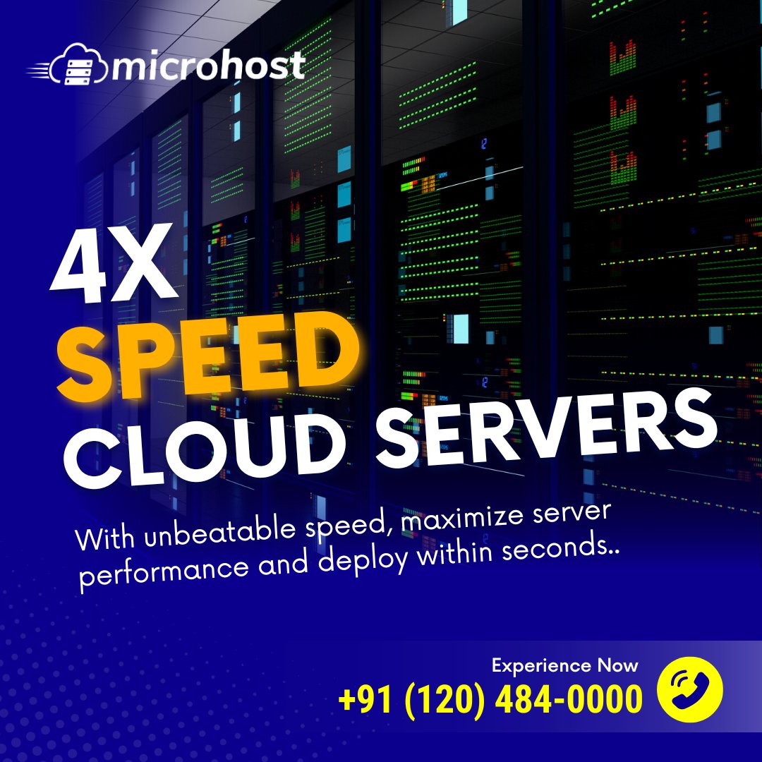 uthocloud's tweet image. Upgrade now to 4x faster cloud servers with unbreakable security! 🔒🚀 Don&apos;t wait, experience the ultimate in cloud performance today. 

Visit: microhost.com/cloud

#CloudComputing #UnbreakableSecurity #microhost #cloudservice #security #it #itmanagers #businesses