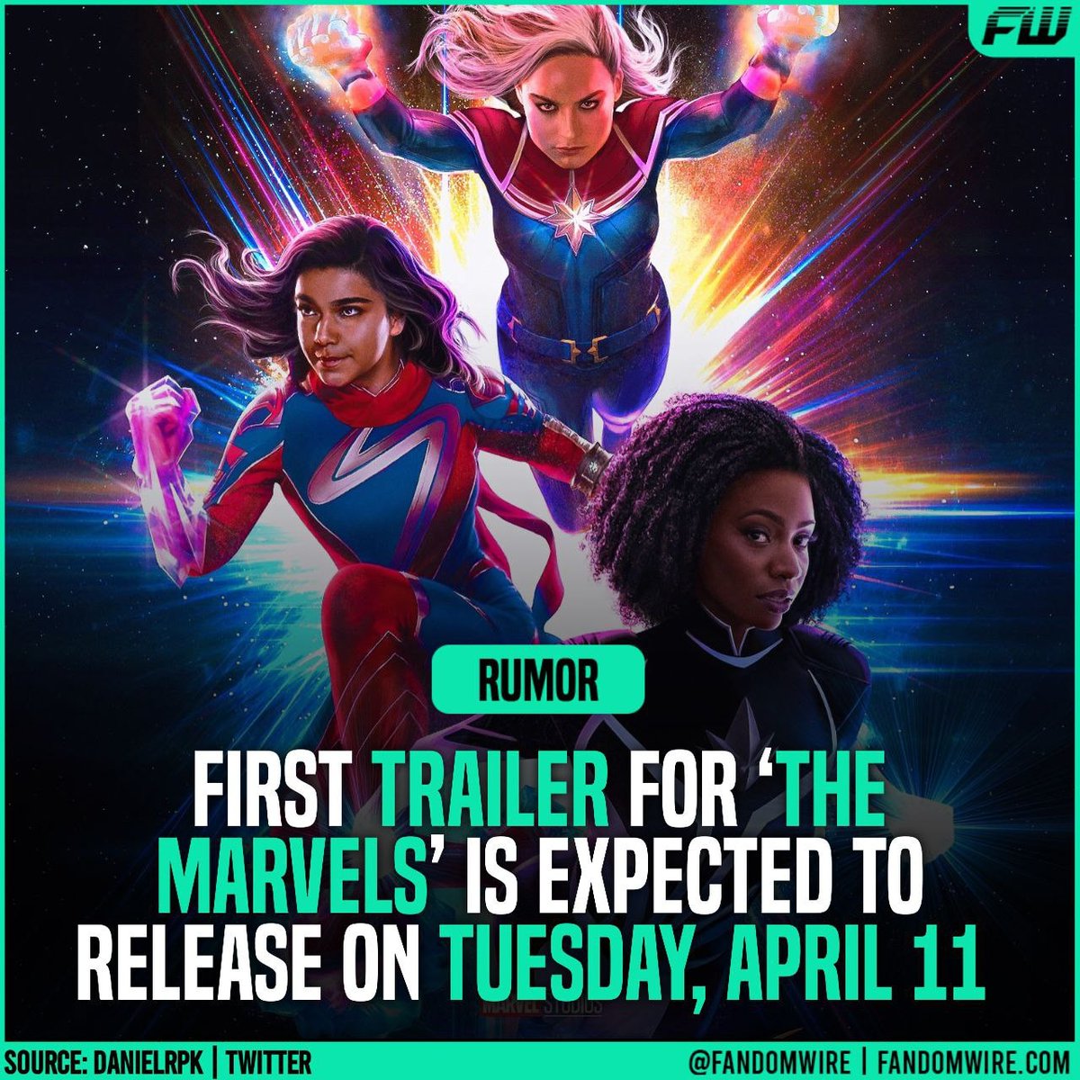 FandomWire's tweet photo. Are you excited for the trailer? 🔥👀
#TheMarvels #CaptainMarvel #MsMarvel #MonicaRambeau

(Via @DanielRPK) https://t.co/1SWvHxCEAw
