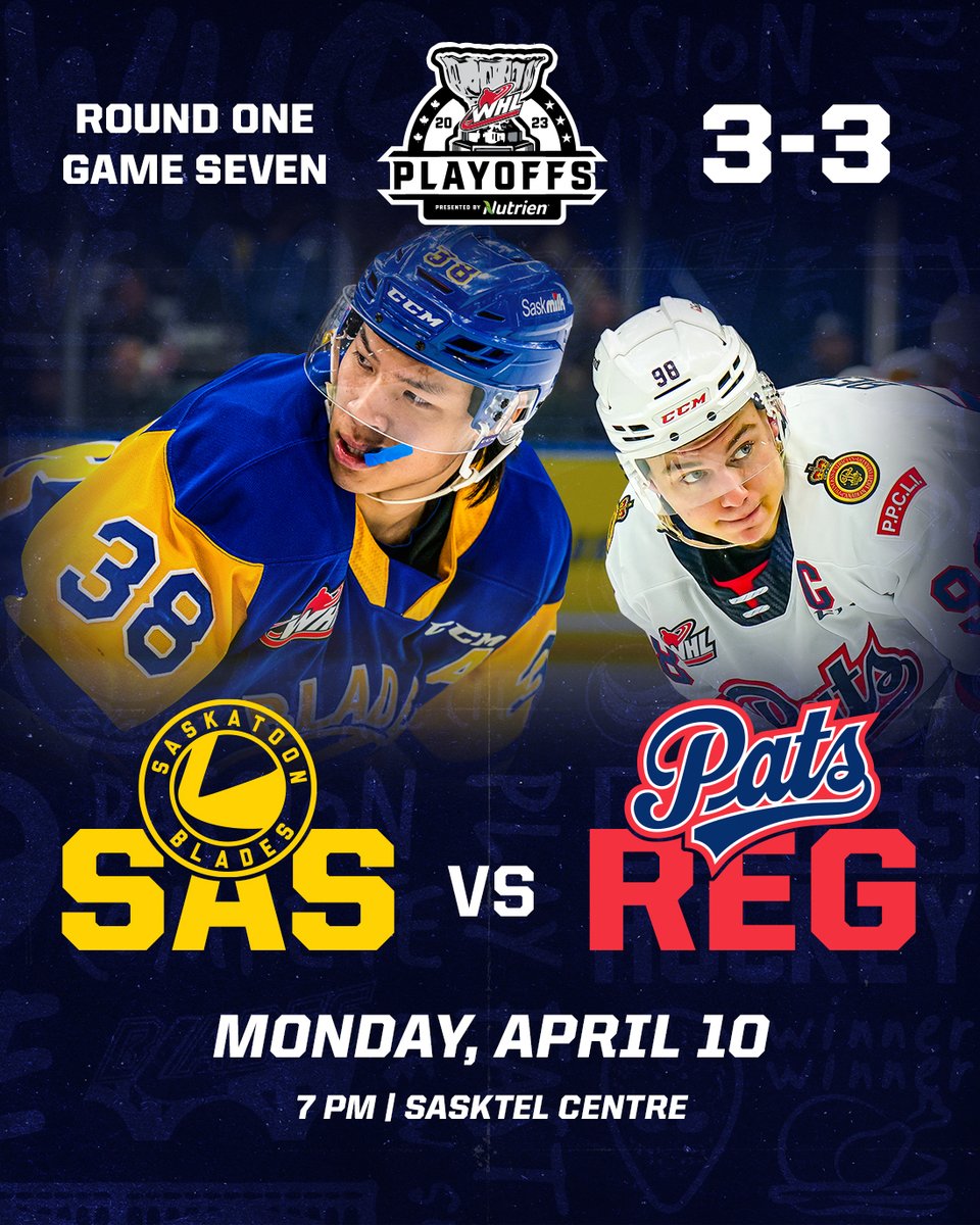 BladesHockey's tweet photo. DO! OR! DIE! βοΈ
PREVIEW | https://t.co/9qtdqJpwyP
| #SASvsREG | #WHLPlayoffs | #FeedingTheFuture | https://t.co/dJNxkj1Pid