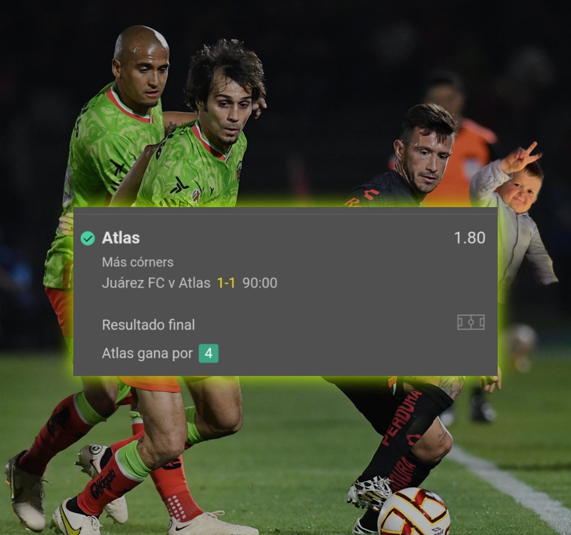 Hasbu_Apuestas's tweet photo. ✅ Se ganó fácil, el Atlas consiguió 6 tiros de esquina en la segunda mitad. 🦊 https://t.co/DtxoMsF2YF