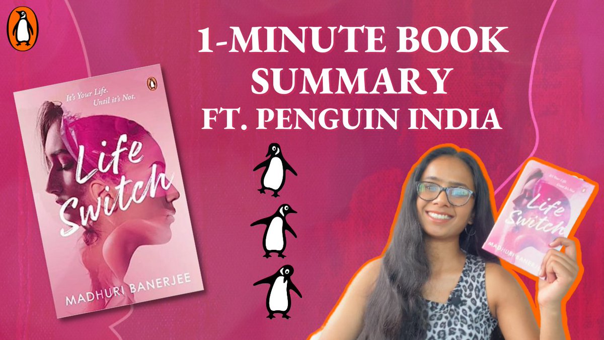 PenguinIndia's tweet photo. If you could switch your life with someone, would you?
We're back with another 1-minute book summary on our YouTube channel and this time we're talking about #LifeSwitch. Watch now: https://t.co/RBQdS5i40q https://t.co/s566jQc7Ia