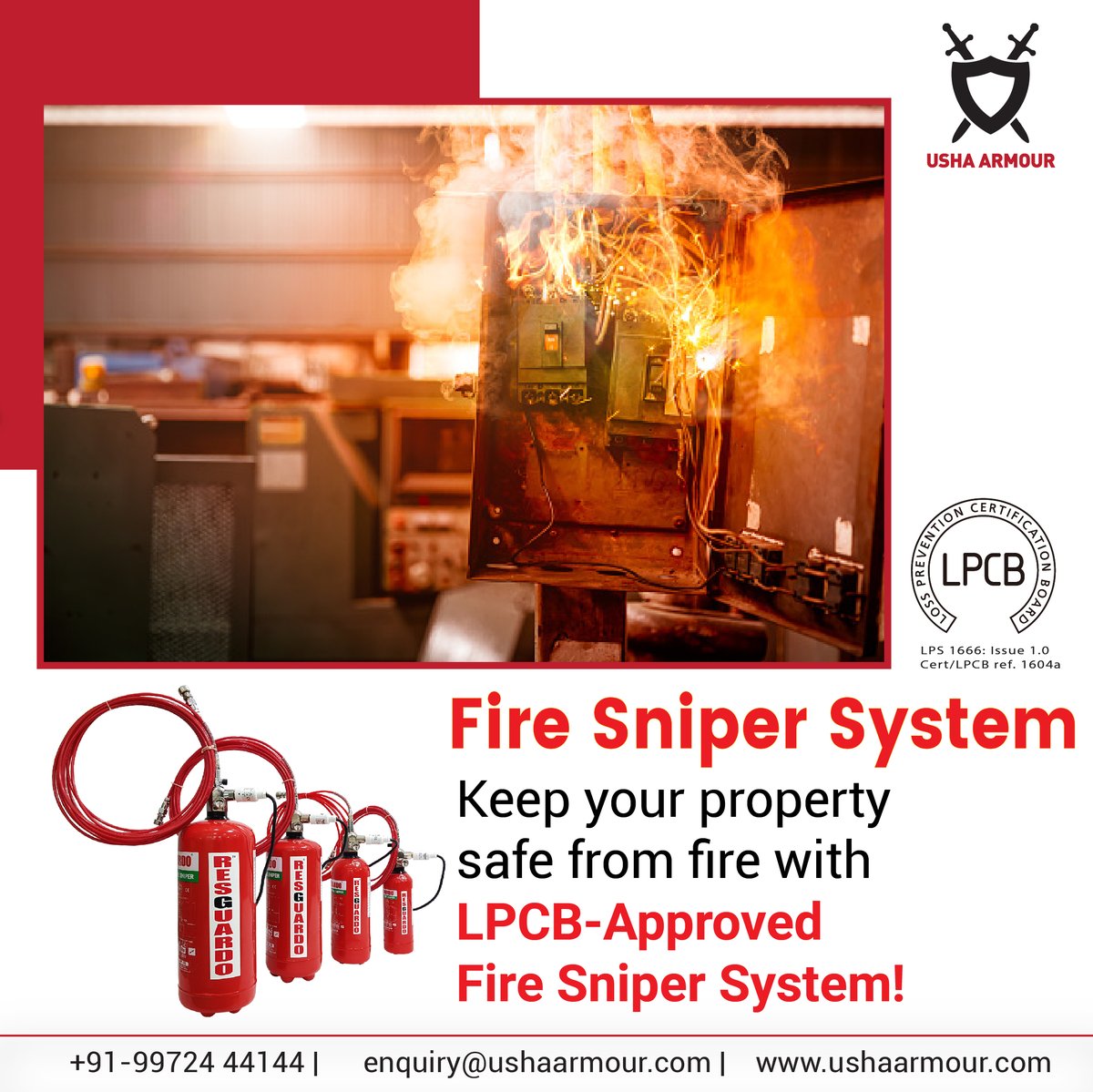 ushaarmour1's tweet photo. Keep your electric panel board and server racks safe from fires with Fire Sniper System!  

📞 +919686379914    

#firesniper #firesnipersyste #firesuppression #firesuppressionsystem #panelboard #serverroom #serverrack #industry40 #industrialautomation #industries #Ushaarmour https://t.co/dt6xGhGV3h