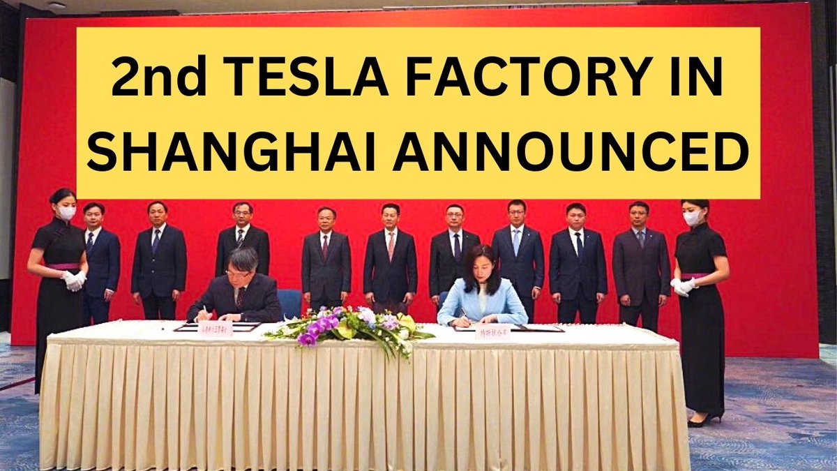 torquenewsauto's tweet photo. BREAKING!! Tesla just announced a SECOND factory in Shanghai. Watch https://t.co/7OZ3QtFyeT
-
-
#Tesla #TeslaMegafactory https://t.co/Eksfrmu1cf