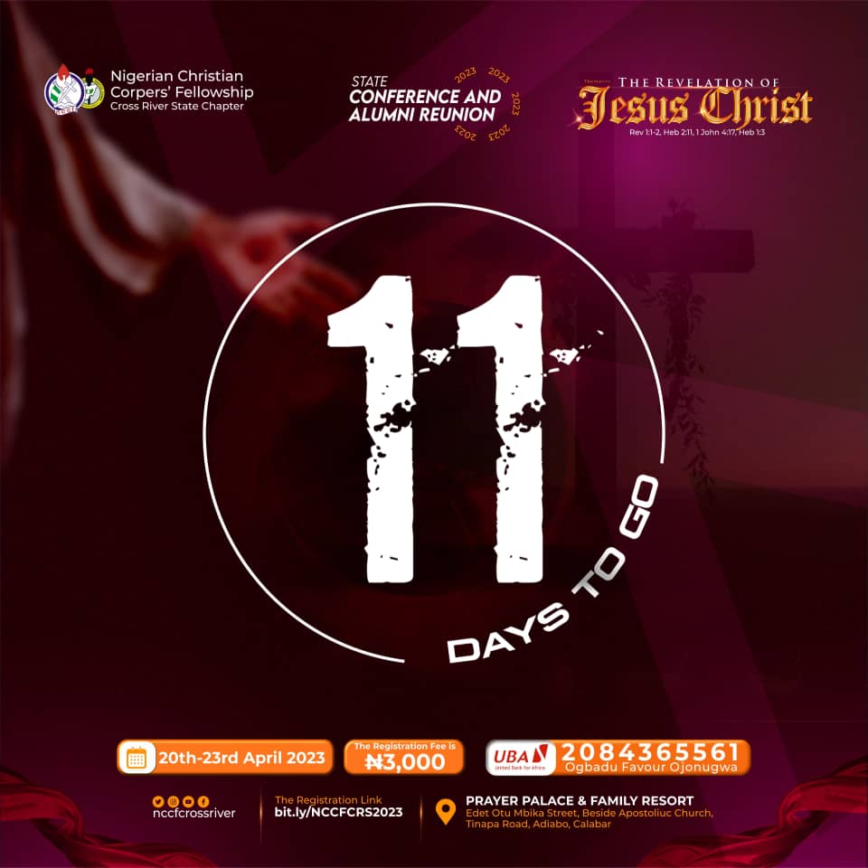nccf_ogoja's tweet photo. 11 days to go to the State Conference and Alumni Reunion 2023💃🏼💃🏼💃🏼💃🏼💃🏼💃🏼💃🏼💃🏼💃🏼💃🏼💃🏼💃🏼💃🏼💃🏼

This program shall birth something new and glorious in you

🔥🔥🔥🔥🔥🔥🔥🔥🔥🔥🔥🔥🔥🔥🔥🔥🔥🔥🔥🔥🔥🔥                                          

#nccfcrossriverState 
#nccfcrossriver https://t.co/yGjBdn9jj5