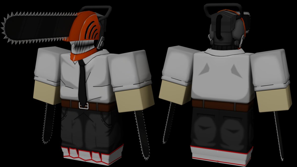1209_Tai's tweet photo. been a whole year since i posted some roblox work ,here's 2 of my recent models .Goku and denji #RobloxDev #RBXDev https://t.co/MOjEQJHfSx