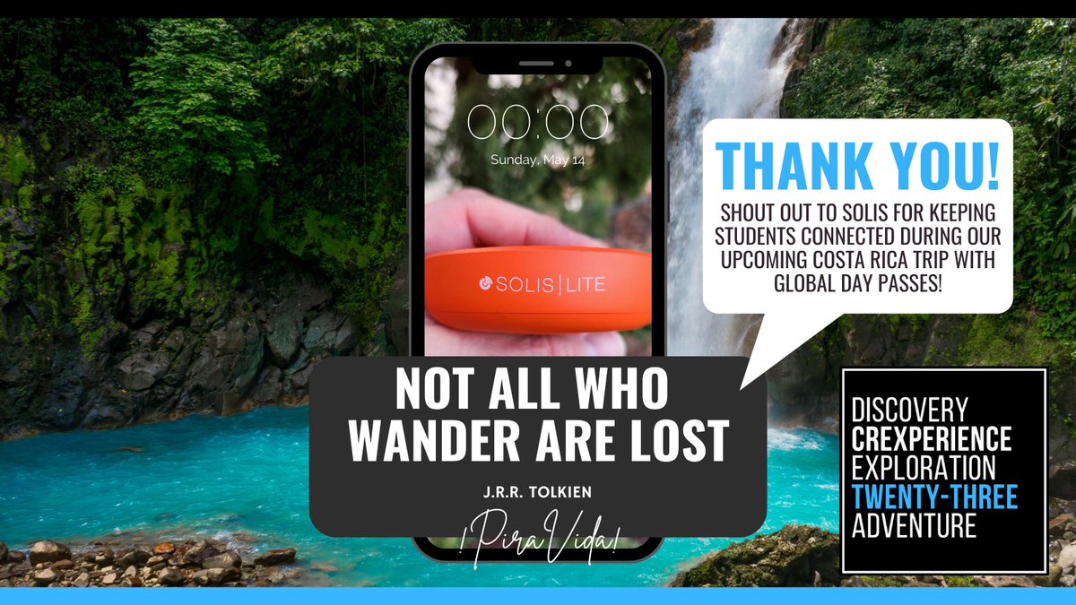 dotsciguy's tweet photo. Thank you @MySolisWifi for keeping @StFrancisSDWI Ss connected w/ families and friends while on their upcoming Costa Rica adventure. #crexperience #cr23 #soliswifi https://t.co/DVPbZgUUZW