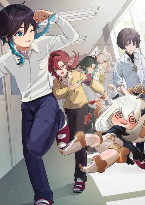 ※学パロ「このチョコ、食べるとふらふらするぞ…」 