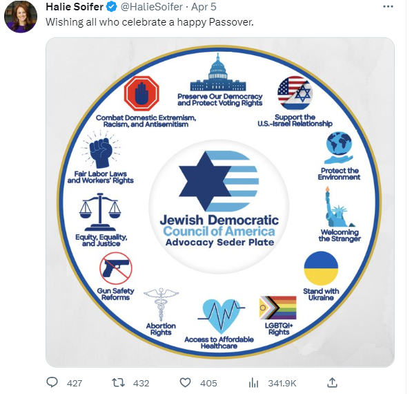 Thanks, Halie. I probably would get reported and sanctioned by Twitter if I had made this plate. Bon Appetit.