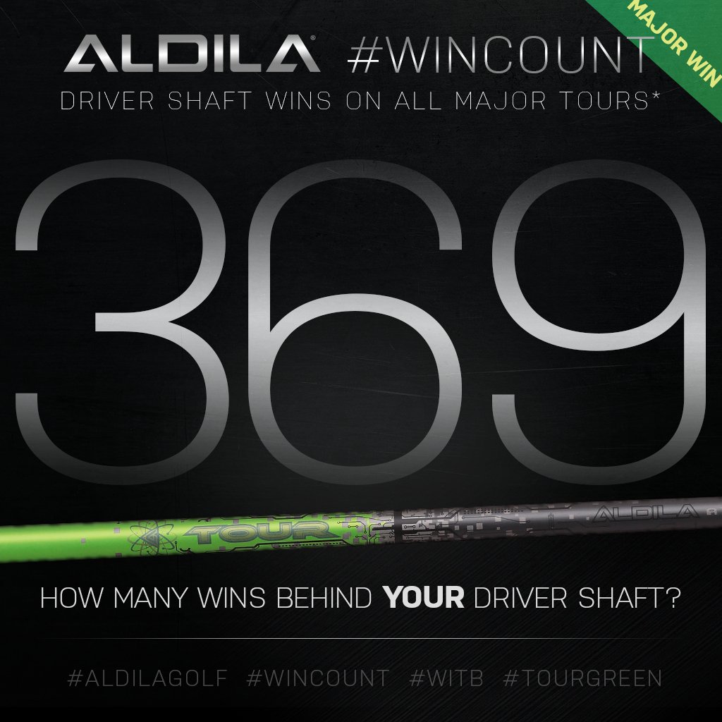 Another Major Win for ALDILA®. Augusta, Georgia. ALDILA Tour Green 75TX.

Official Driver Shaft Supported #WinCount advances to 369.

#ALDILA #WinCount #TourGreen #WITB #GolfShaft #Golf #Augusta #Georgia