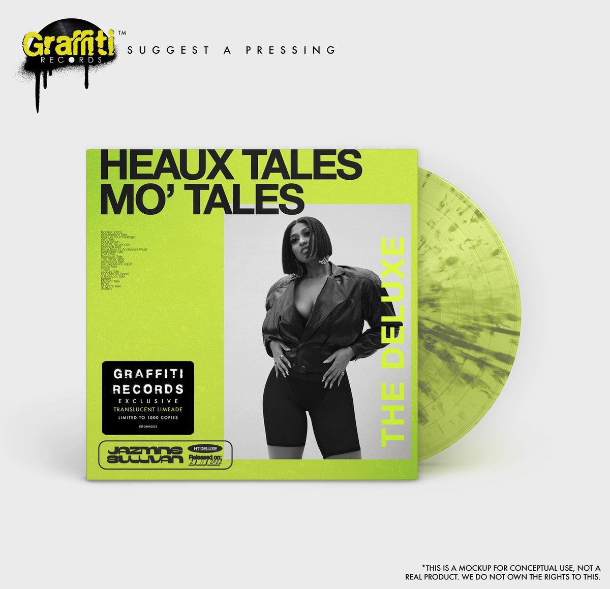 SUGGEST A PRESSING:
Jazmine Sullivan - Heaux Tales Mo’ Tales vinyl.

#jazminesullivan #heauxtales #vinyl #SuggestAPressing @jsullivanmusic @RCARecords