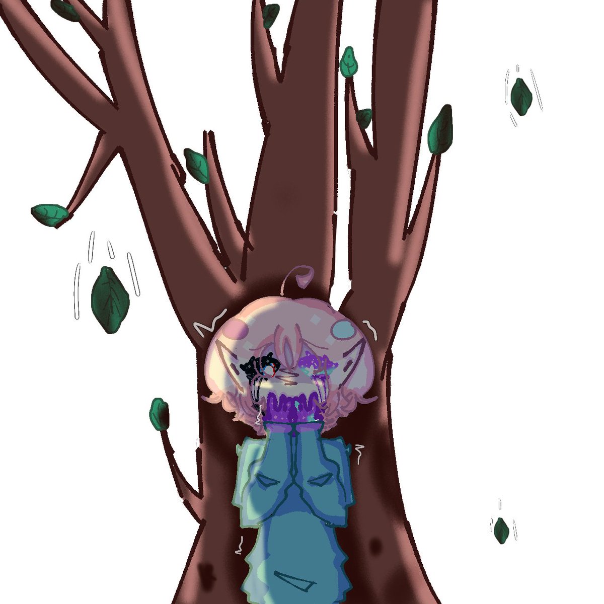 Luuser_0's tweet photo. Dibujé una escenita del pasado de Luu

No me gustó el fondo, pero lo demás si 👍 

(Dato: Antes de que llegara Luu el árbol estaba sano y lleno de hojas) https://t.co/miQBuOCMpG