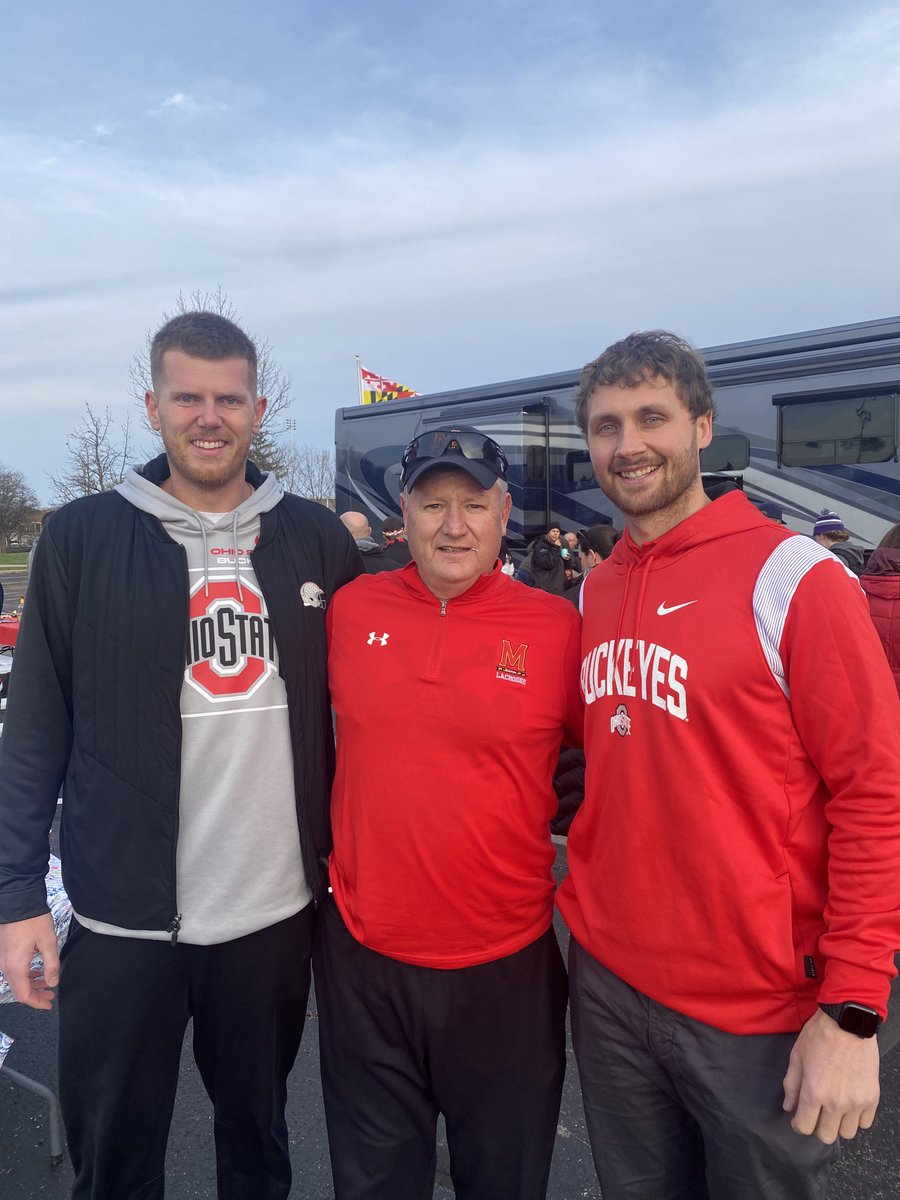 haine_john's tweet photo. Had a great weekend with the terps playing OSU lax. Ran into these two cw post legends that I had the pleasure of coaching. Keep doing your thing coaching in the Big10!!!@jonathangill https://t.co/N4USl8fPj5