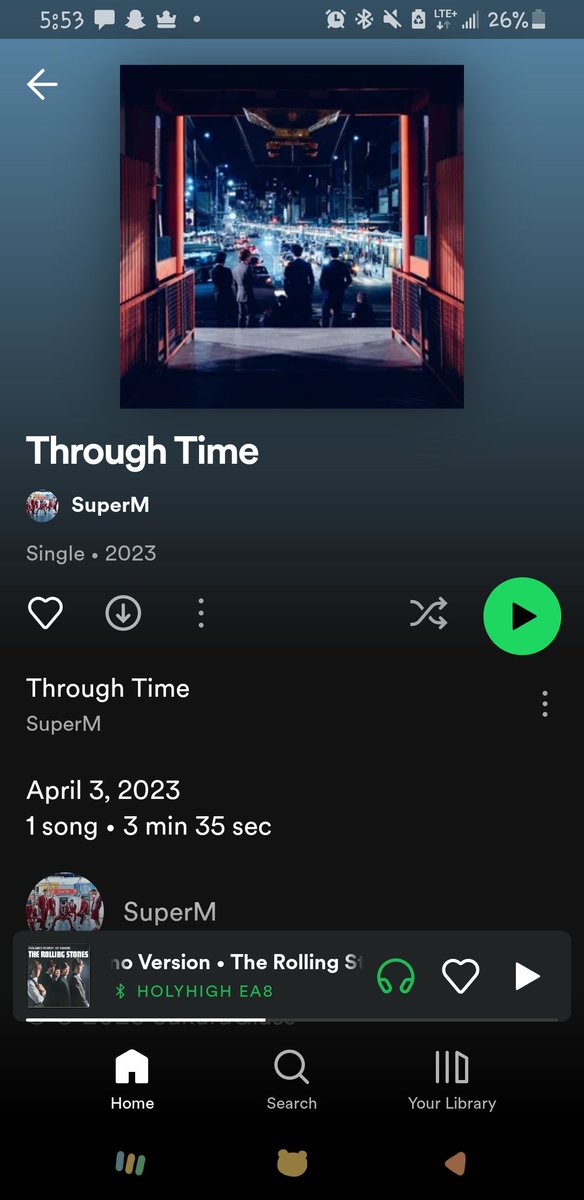 tiny_yongbok's tweet photo. ???? Since when did superm release a new song like I've heard nothing about it??? Or is my spotify just glitching https://t.co/tVyoGYs6LH