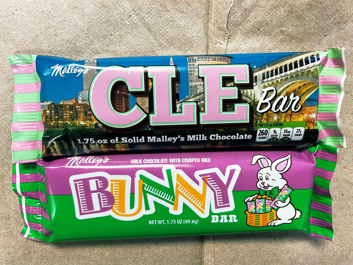 Finishing up Easter with a treat from Malley's Chocolates. 

Locally owned locally made locally enjoyed.