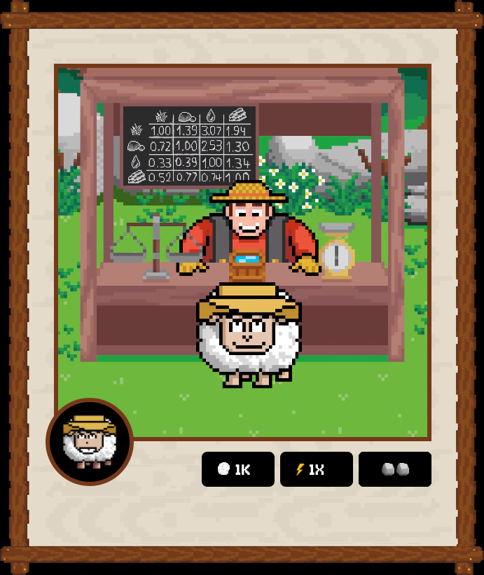 🐺 WOLF GAME DIGITAL TRADING CARDS

Which will you mint?

Card: #?
Date: 9/18/22
Phase: Build Season
Setting: The Farm
Character: White Sheep
🐑 1K /⚡️1X /🪨🪨

❤️ Collect WG Moments + Characters

 by <a href="/WGTimeMachine/">Wolf Game Time Machine ⚡️🚜</a>

linktr.ee/w00lish