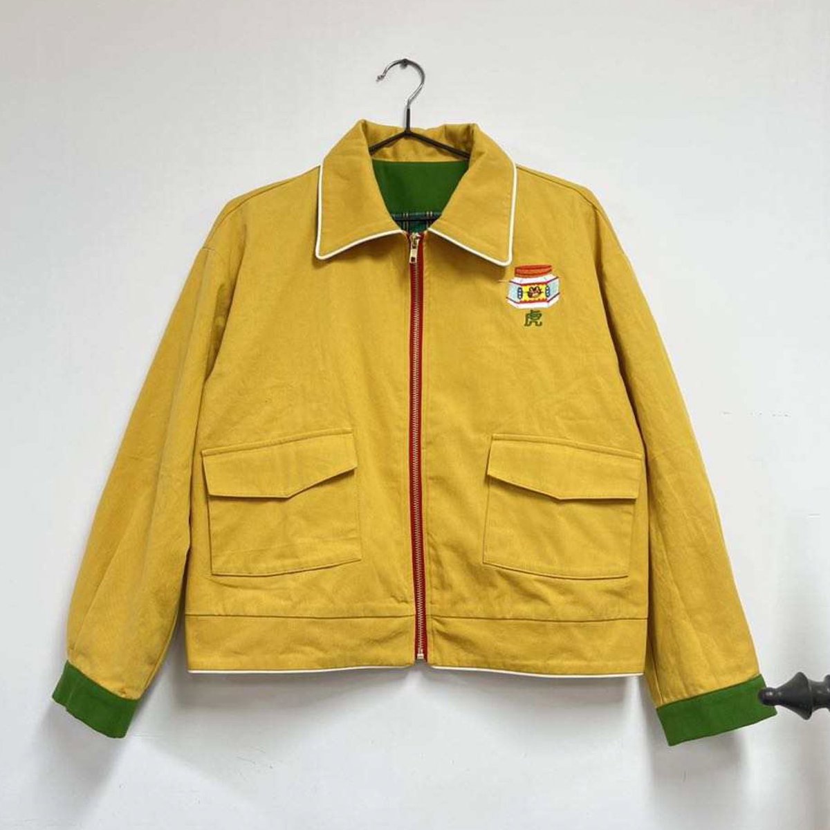 liliuhms's tweet photo. tiger balm(er) rough sample!! havent added the snap buttons yet

the pockets are double pockets (front &amp; side!!) https://t.co/pF9TL2lDam