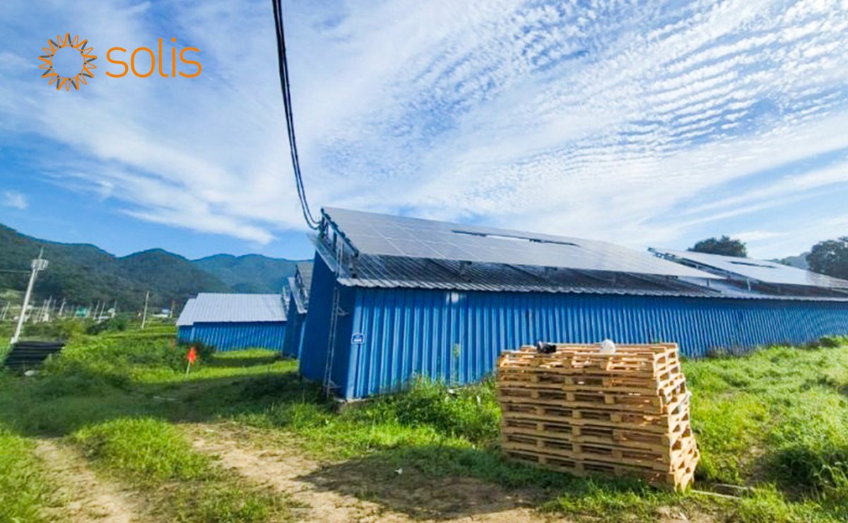 Solis_Inverters's tweet photo. #Soliscases in #Korea The Solis green energy system in Jeollabuk-do offers a solution for climate action through the use of the exclusive Korea inverter Solis-110K-5G-K, which offers a more affordable and dependable solution for commercial and industrial enterprises. https://t.co/Sr7iu0rD8Q