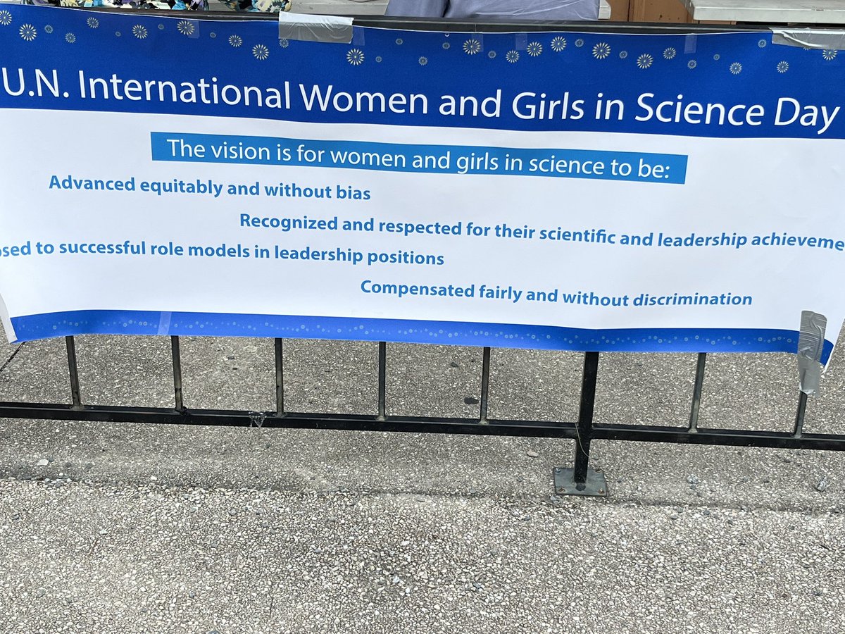 Had a blast volunteering at the United Nations Women &amp; Girls in Science Day 2023!