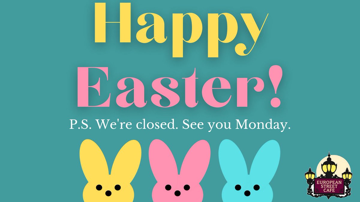 Hoping everybunny has a wonderful day with family, friends or binge-watching "The Last of Us." 

FUN FACT: 600-700 million Peeps and Peeps bunnies are eaten every Easter.