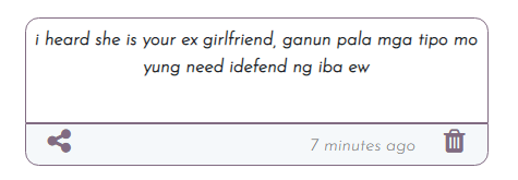busy_viro's tweet photo. sige anon, tangahan mo pa. wala nga akong ex. https://t.co/CAP9GOKnB3