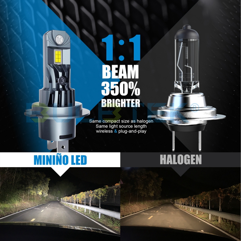 BULBTEK_LED_5's tweet photo. 🚙MINIÑO LED headlight bulb.
👉Halogen size, mostly fit, cooling fan.
👍+350% super bright, 130W &amp; 13000LM.
🌐https://t.co/3Nwna2OFZV
#LEDHeadlight #LEDHeadlightBulb #FanLEDHeadlight #MiniLEDHeadlight #CarHeadlights #AutoHeadlightBulb #h7LED #H11LED #9005LED #9006LED #9012LED https://t.co/45LSjjSl26