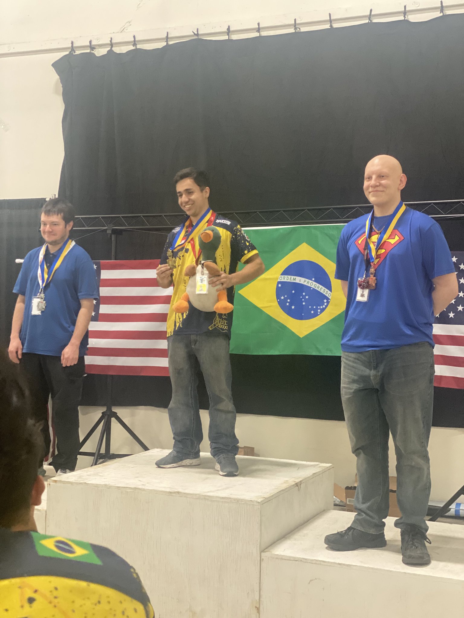 RoboGames on Twitter to the podium! LR MaxQ 🥉, Federal M.T (plus Mano Ducky)🥇, and