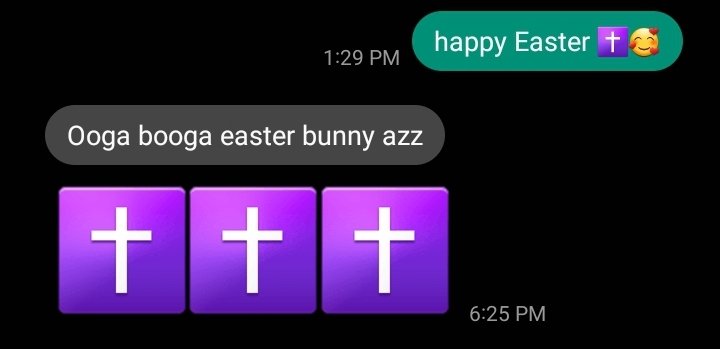 texting the non-Christian homies 🥰