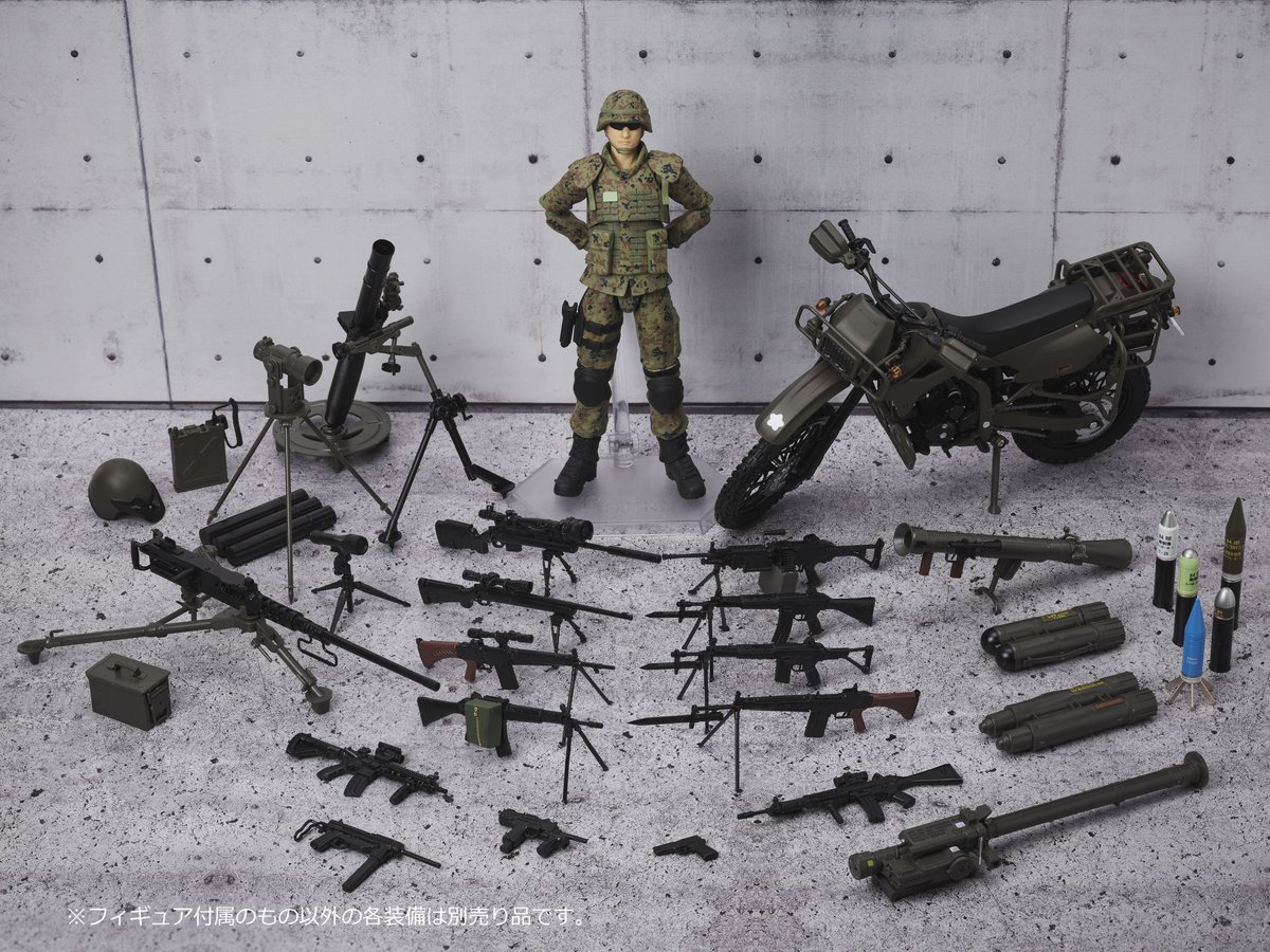 figma自衛隊 付属の小銃だけでなく、リトルアーモリーでラインナップ