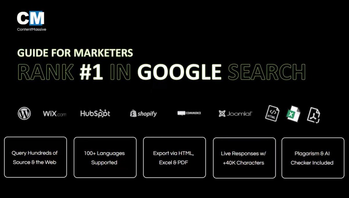 contentmassive's tweet photo. [VIDEO] Rank #1 in Google Search with AI Written Content. This strategy is specifically focused on mastering long-tail SEO keywords quickly. 

#SEO #aiwriter #googlesearch #content #Growth #MarketingStrategies #contentmassive #ChatGPT 

https://t.co/DGWbg7MguX https://t.co/rz8nGQAyEr