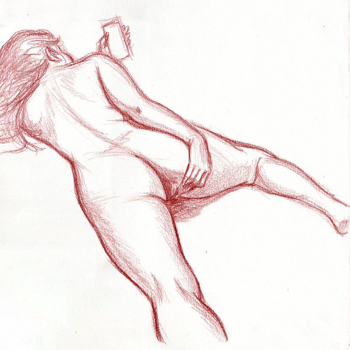 dacm_muses's tweet photo. Odette checking her phone
Sanquine sketch on paper

#pencildrawing #pencilsketch #sanguine #eroticart #figuresketch #figuredrawing #dacm_muses https://t.co/8IqcvqAcCt
