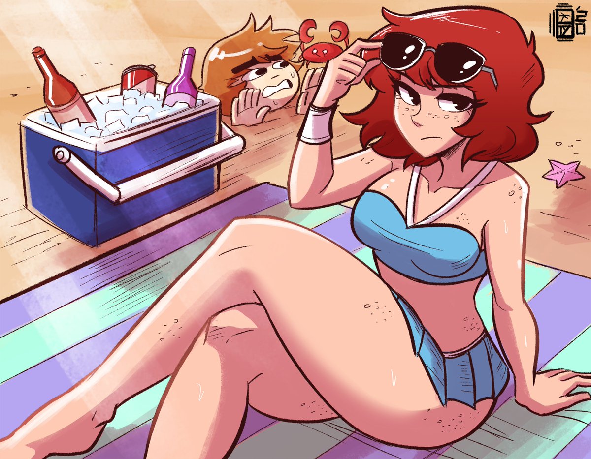 ScruffyTurtles's tweet photo. Kim Pine from a while ago~ I hope we can see footage for the anime soon https://t.co/DH8astloKM