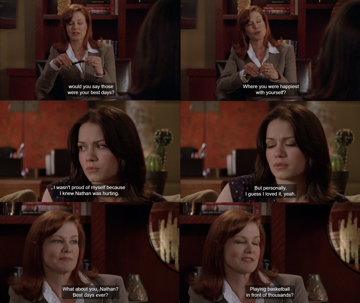 pacepeterlawyer's tweet photo. Favorite moments from 5x13-6x02
1. Nathan and Haley holding hands during the therapy session ❤❤
2. "What is this? I won't let you hop on the bed? So you're hopping on the pop?" -Haley 😁💕
#OneTreeHill #naley #haleyjamesscott #nathanscott #jamiescott https://t.co/OoFPgbI00G