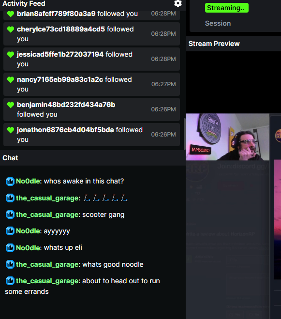 iamsospicy's tweet photo. As annoying as this is, we're still riding the lighting and will be doing some shit on @HorizonRP5 here on twitch and kick! Come vibe out and watch what a follow bot attack looks like in real time! 

https://t.co/aRepVdpOdH

#kick #kickstreamer #kickaffiliate #followbot https://t.co/qGUmUBF358