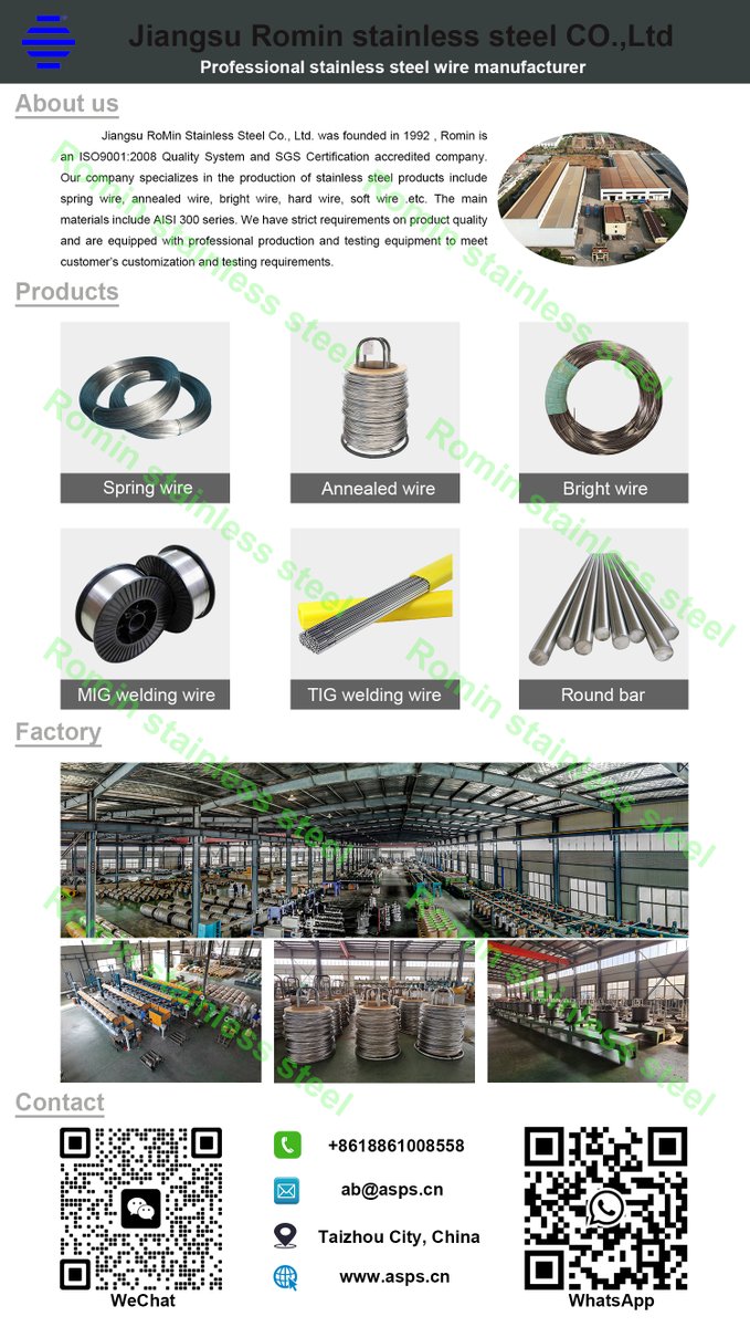 SuenTao's tweet image. #stainlesssteelwire,#springwire,#annealedwire,#weldingwire,#304Hspringwire