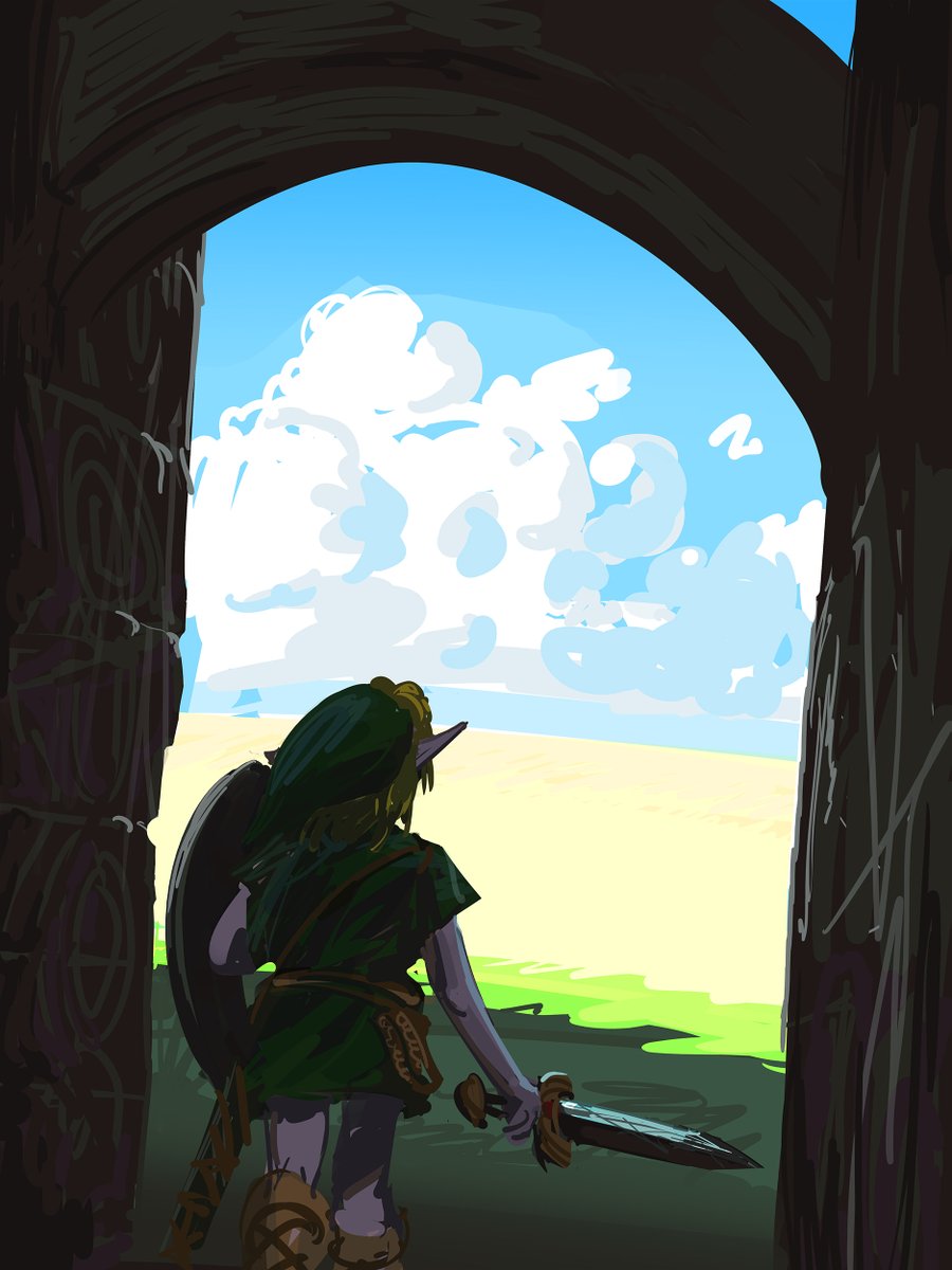 emerging into the light #LegendOfZelda