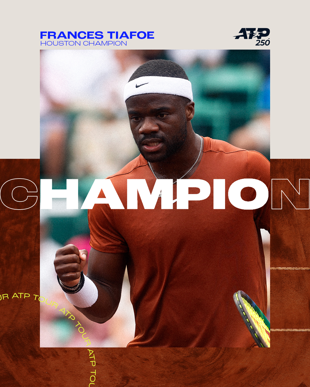 ATP Tour on X: There's a new sheriff in town 🤠 @FTiafoe