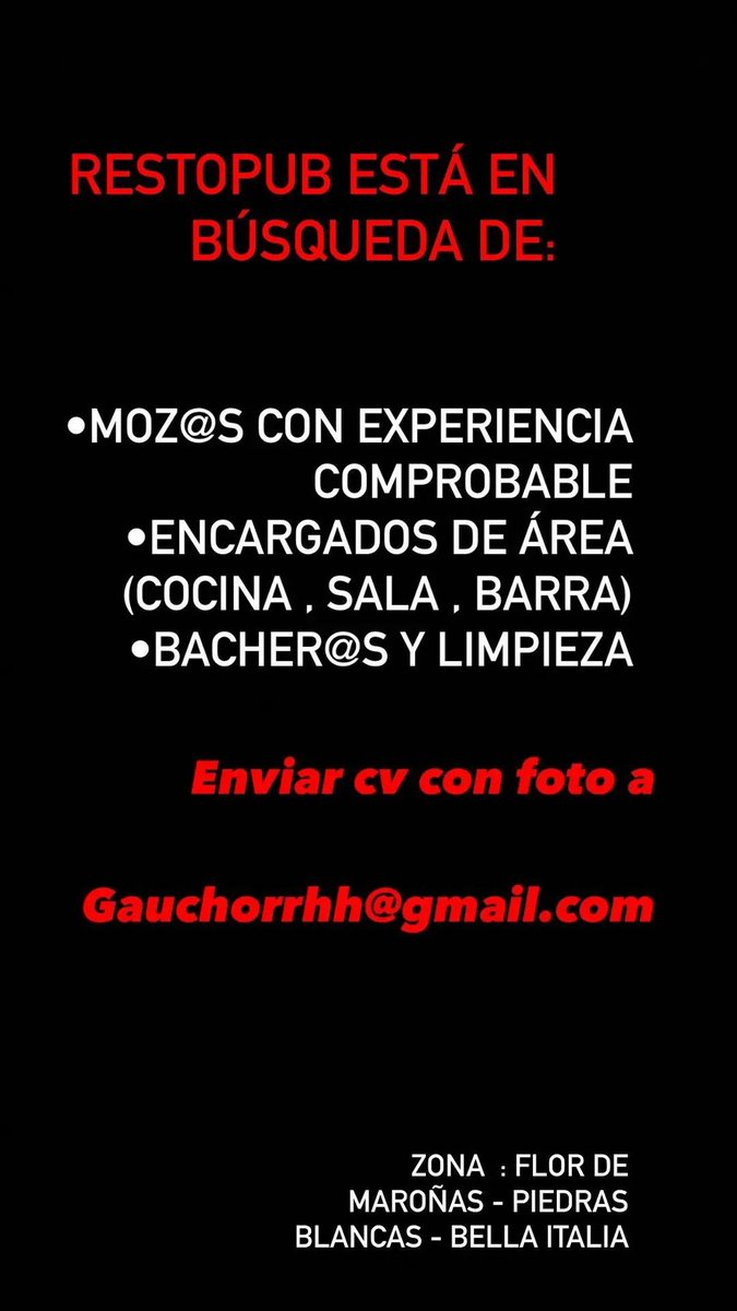 Comparto Ofertas Laborales Uruguay (@compartoofertas) on Twitter photo 