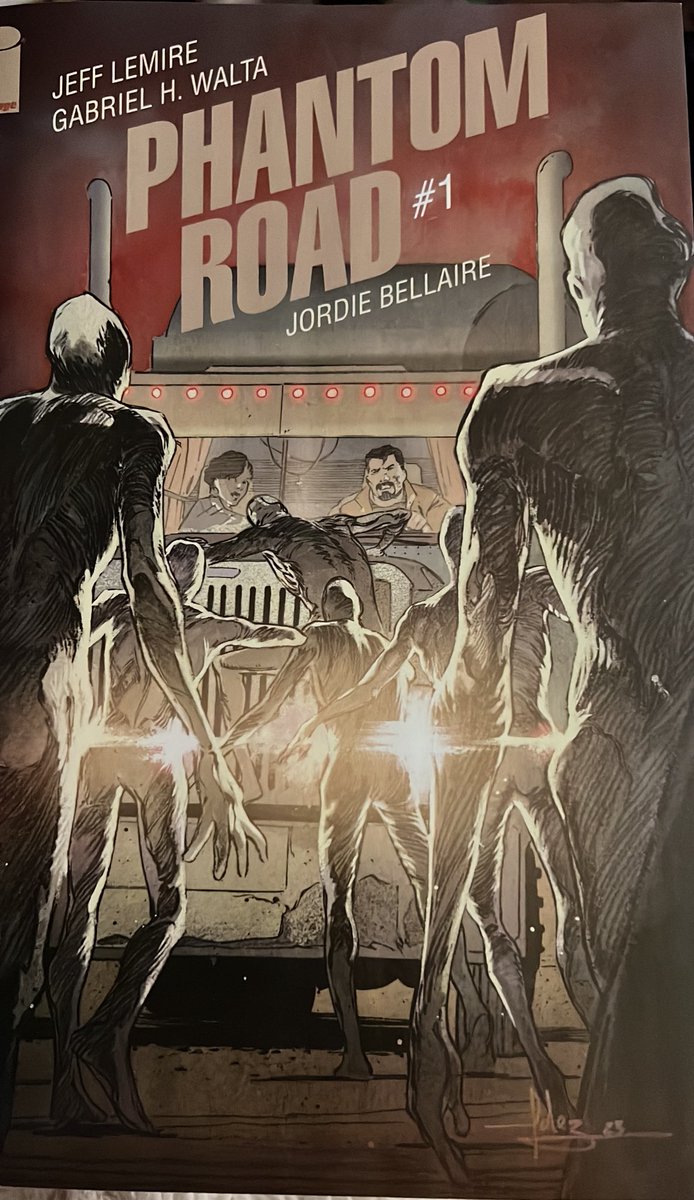 .@ghwalta and @JeffLemire’s #PhantomRoad had a fantastic first issue! It was a quicker read, but the writing and art really combined to put you on the edge of your seat! Pick up #1 and #2 (out this #NCBD)! Please don’t miss out! #comic #comics #comicbook #comicbooks @ImageComics