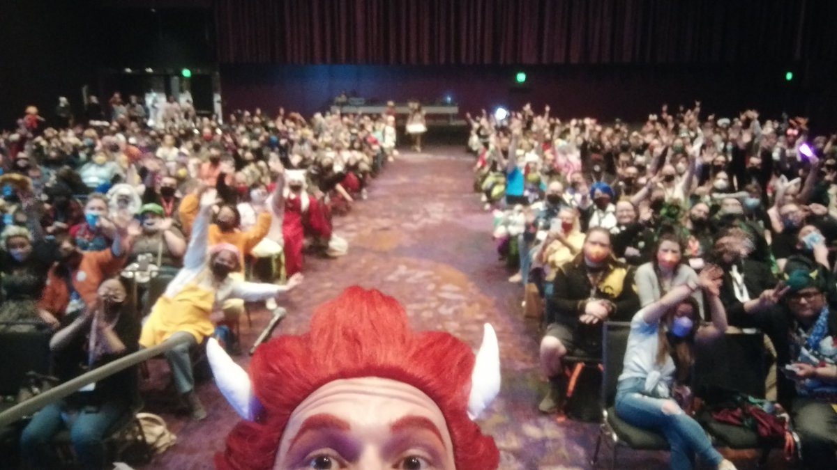 SpaceshipofLove's tweet photo. Hopefully they don't regret letting us come back...

See you next year, #sakuracon! 

#SakuraCon2023 https://t.co/metAbInjtj
