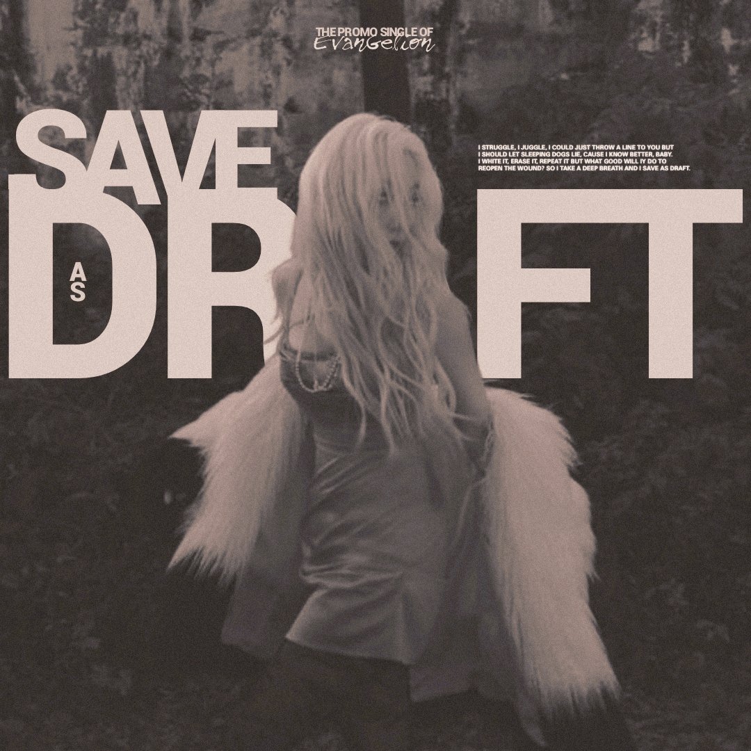 kathlcn's tweet photo. #SAVEASDRAFT [ 임시 보관함에 저장 ] PROMO SINGLE FROM EVANGELION.

OFFICIAL SINGLE COVER
Pre-release single ' SAVE AS DRAFT ' 
✅ 2023.04.13 12AM (EST) &amp; 1PM (KST)

[ # ] @RHALLUCINADO #LILITH #EVANGELION #SAVEASDRAFT #릴리스 #에반게리온 #임시보관함에저장 https://t.co/fIFTRsrzxe