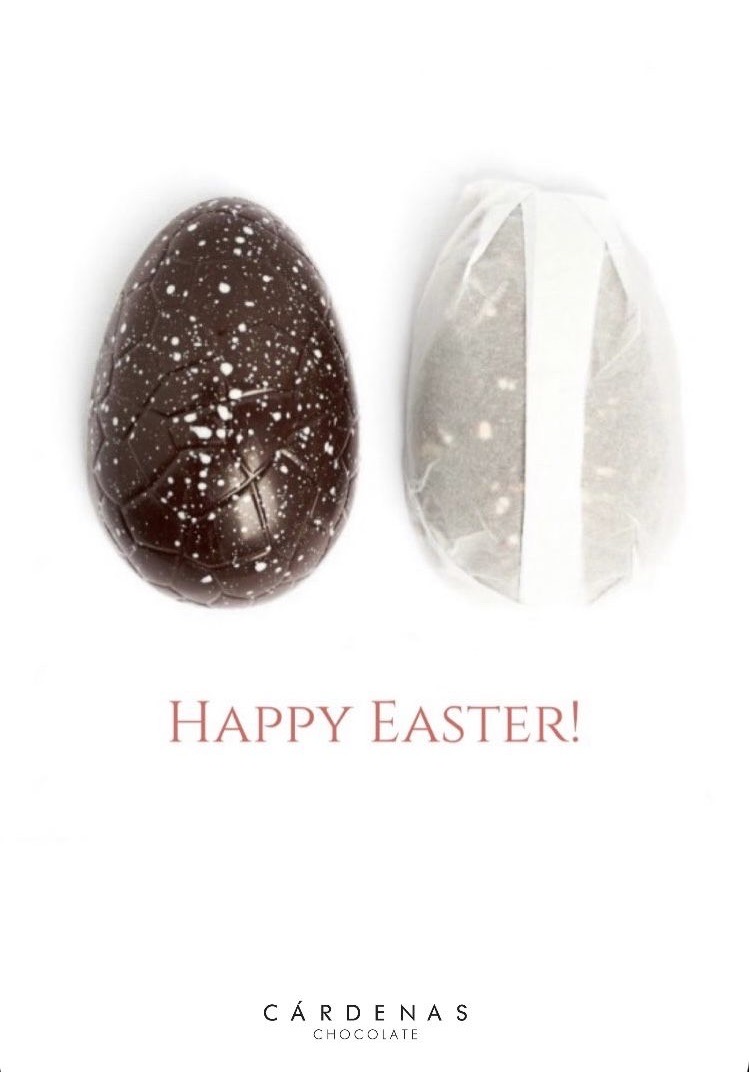 Happy Easter, everyone! Celebrate it with the people you love. #CraftChocolate #TierraHermosa #CardenasChocolate