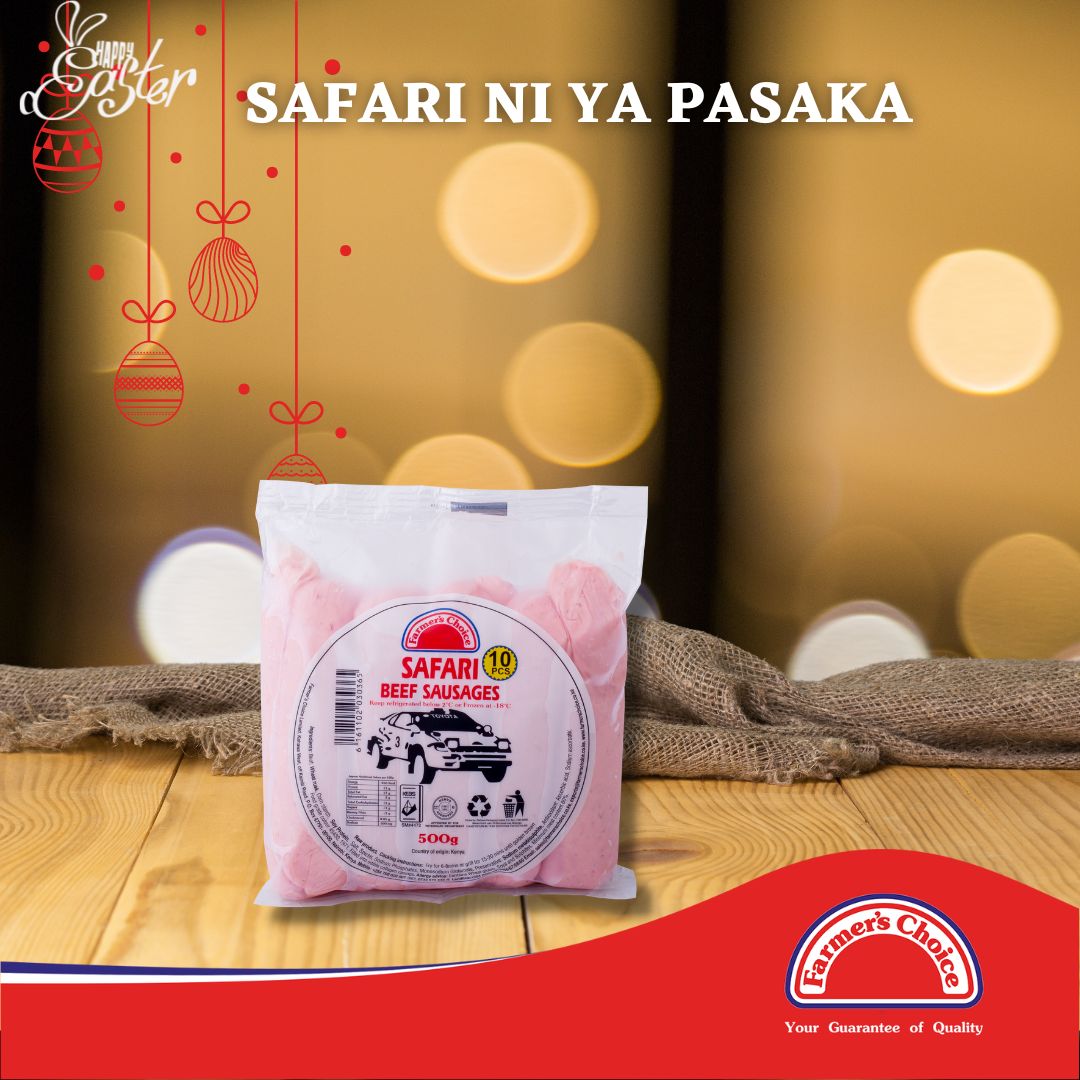 FarmersChoiceKE's tweet photo. Safari ya Pasaka lazima ibambe na Safari ya Farmer's Choice.
#MyFarmersChoice #sausagesloveatfirstbite #enjoyeaster https://t.co/HH3XKxQyRz